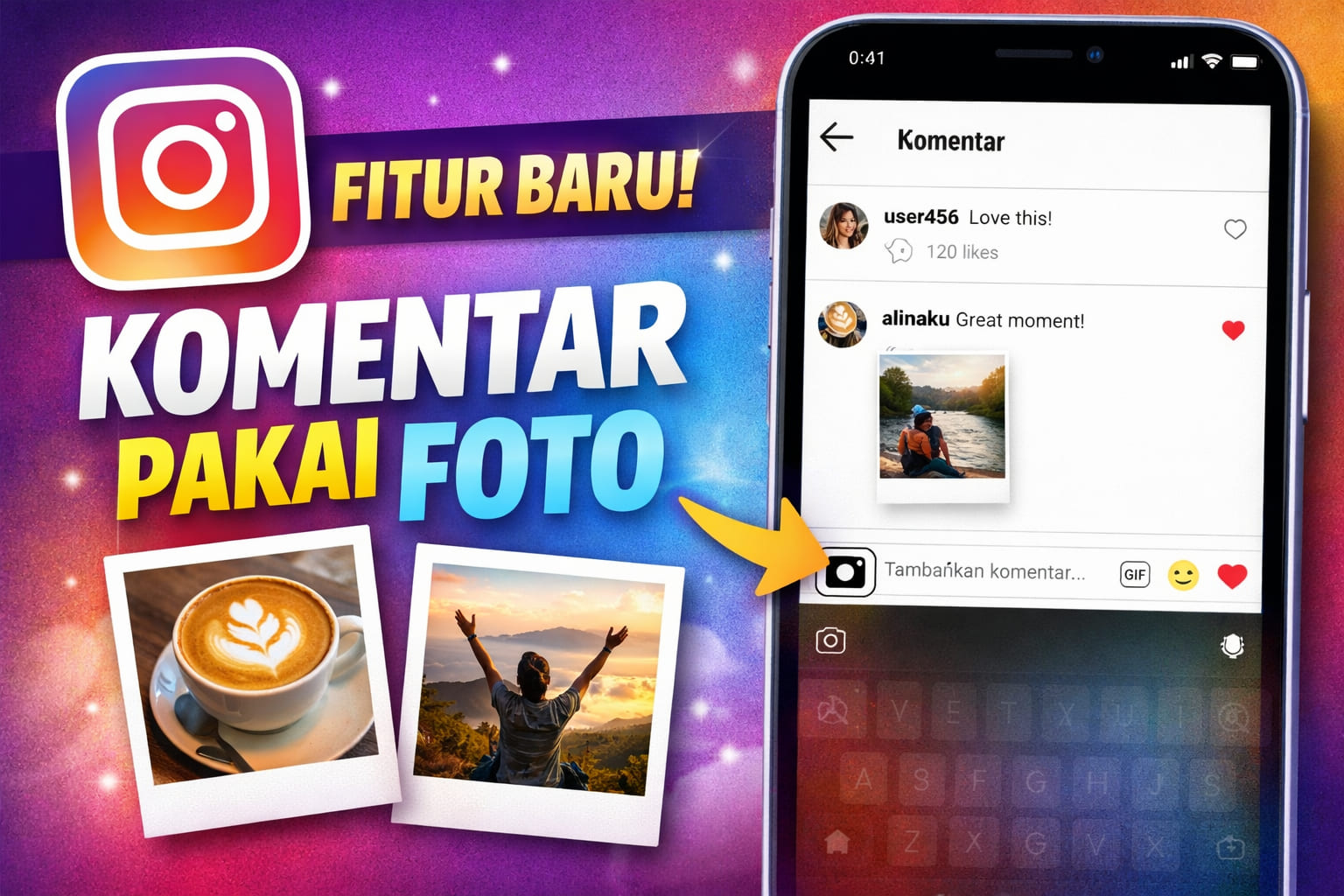 Tips & Trik Menggunakan Fitur Komentar Foto di Instagram