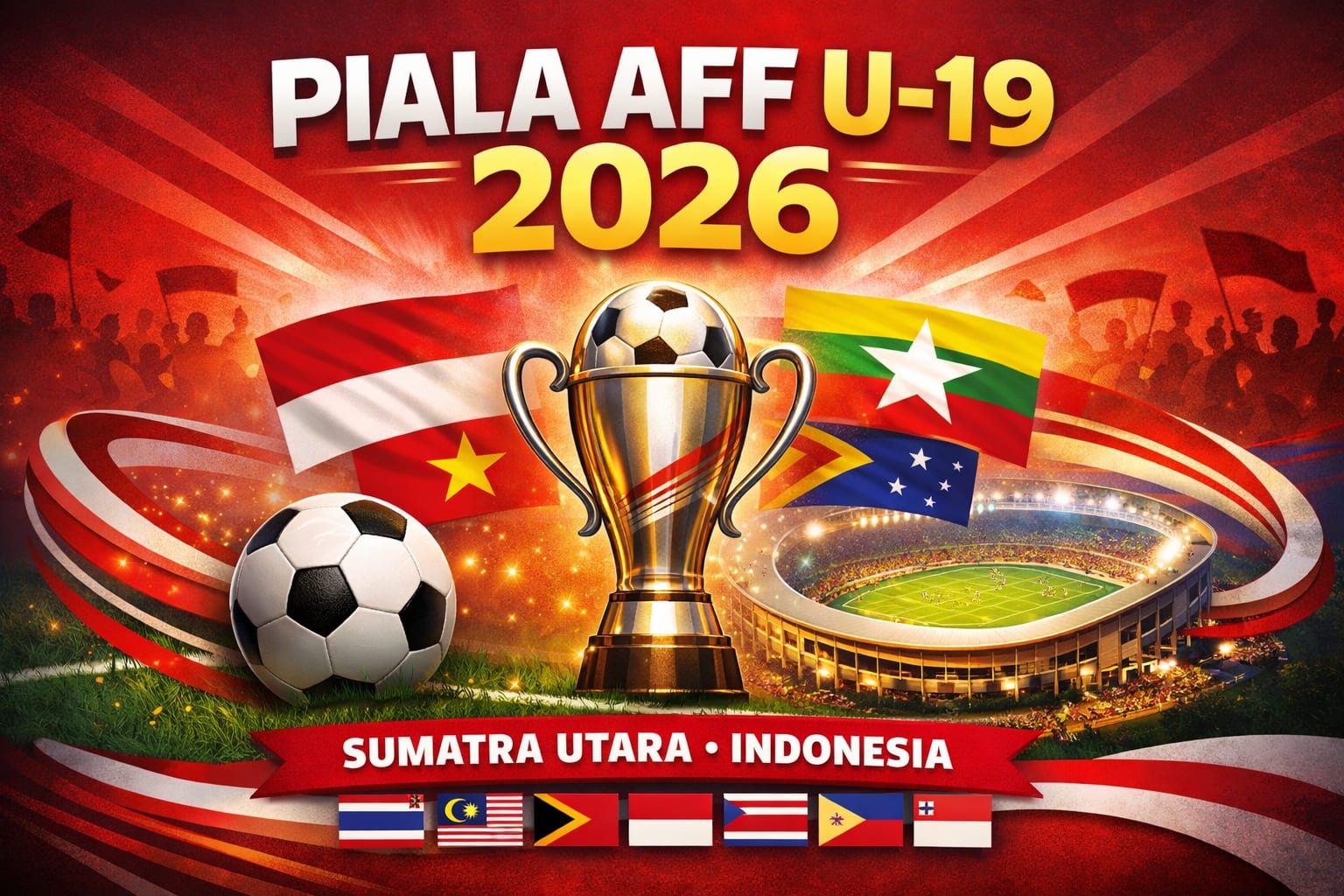 Piala AFF U-19 2026: Indonesia Tuan Rumah, Persaingan Ketat di Grup A