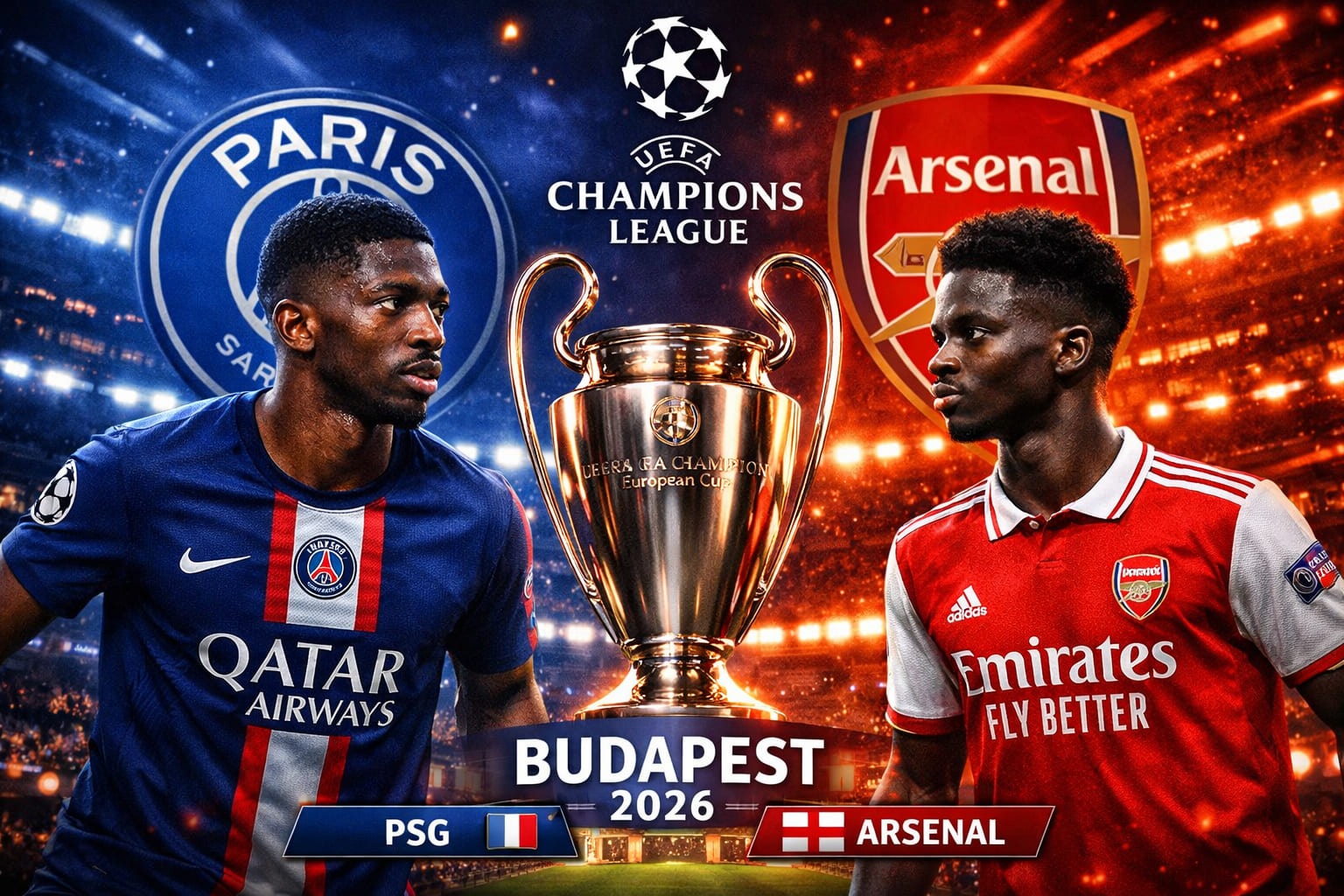 Head-to-Head PSG vs Arsenal: Statistik Lengkap Jelang Final Liga Champions 2026