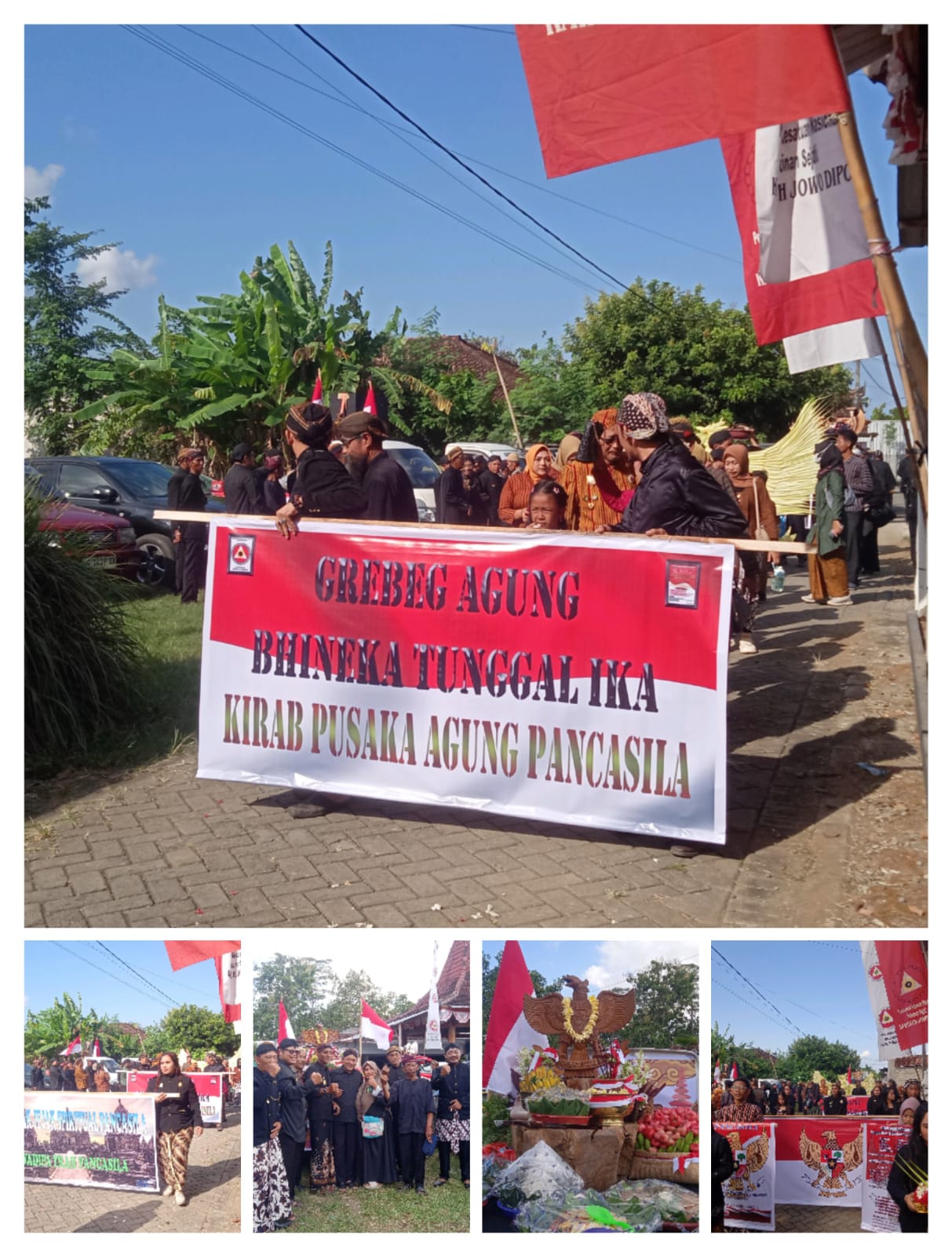 Grebeg Agung Bhinneka Tunggal Ika "Kirab Pusaka Agung PANCASILA" Di Jowodipo Payaman Durenan Trenggalek