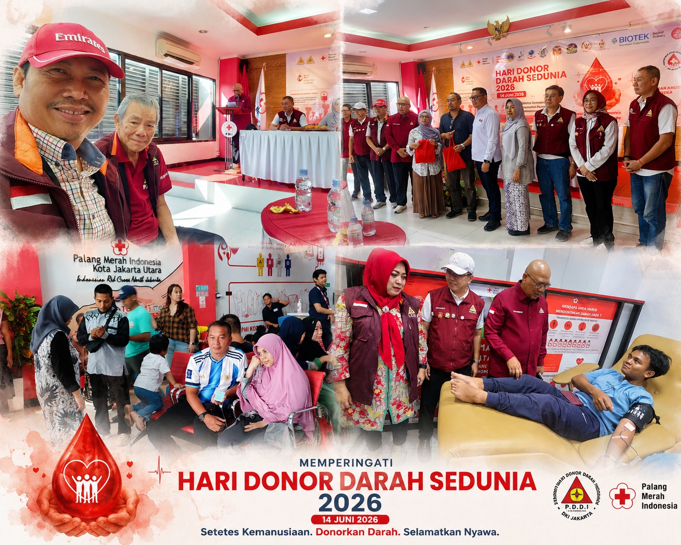 PDDI DKI Jakarta Peringati Hari Donor Darah Sedunia 2026