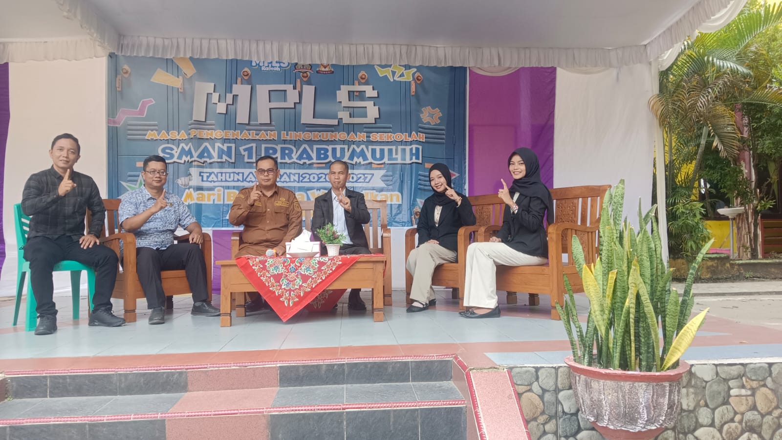 Abi Samran Jadi Narasumber MPLS SMAN 1 Prabumulih, Bekali Siswa Bijak Bermedia Sosial