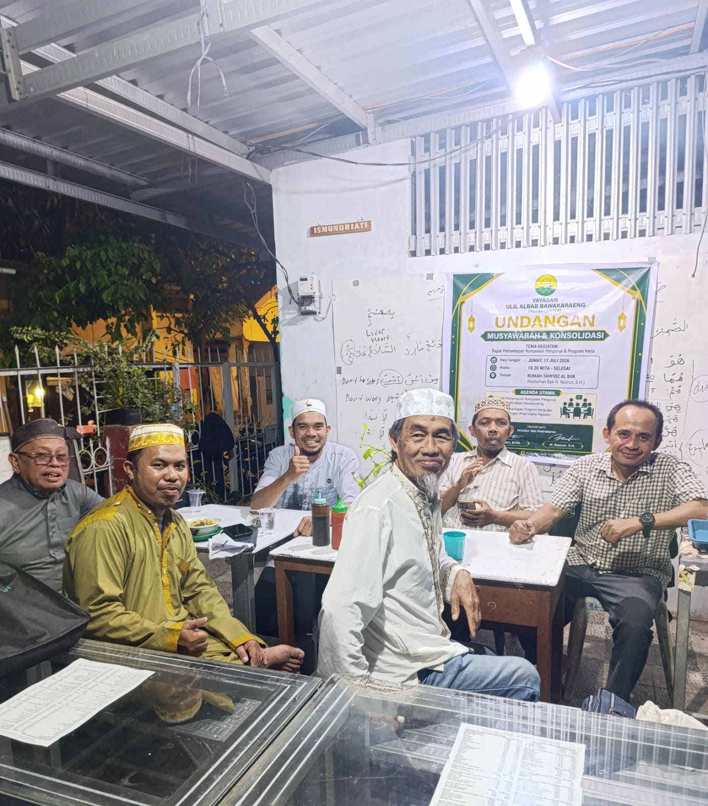 Meneropong Masa Depan Pendidikan dan Dakwah, Yayasan Ulil Albab Bawakaraeng Konsolidasi Pengurus