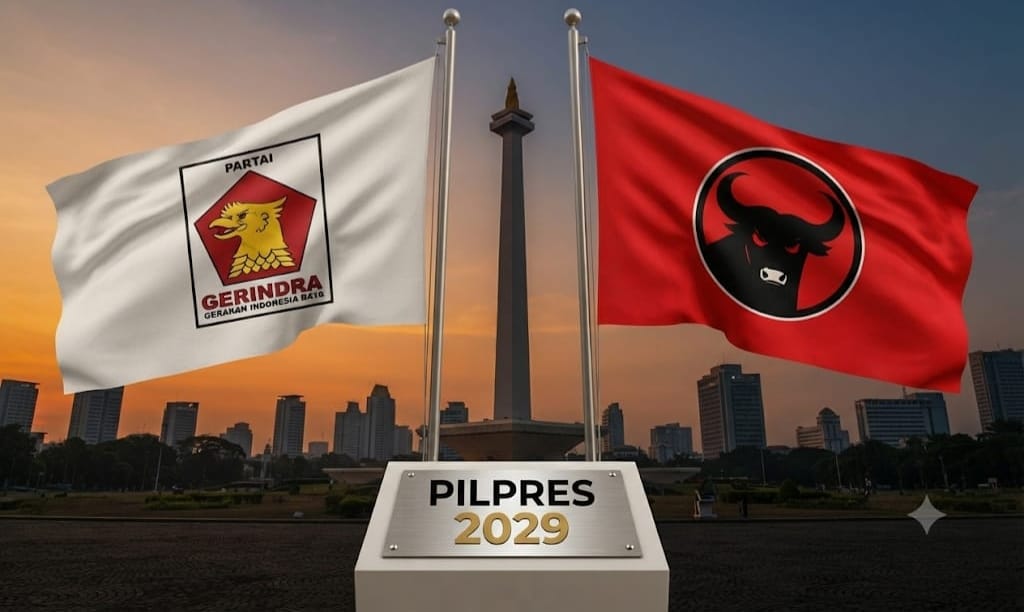 Potensi CLBK Gerindra-PDIP di 2029