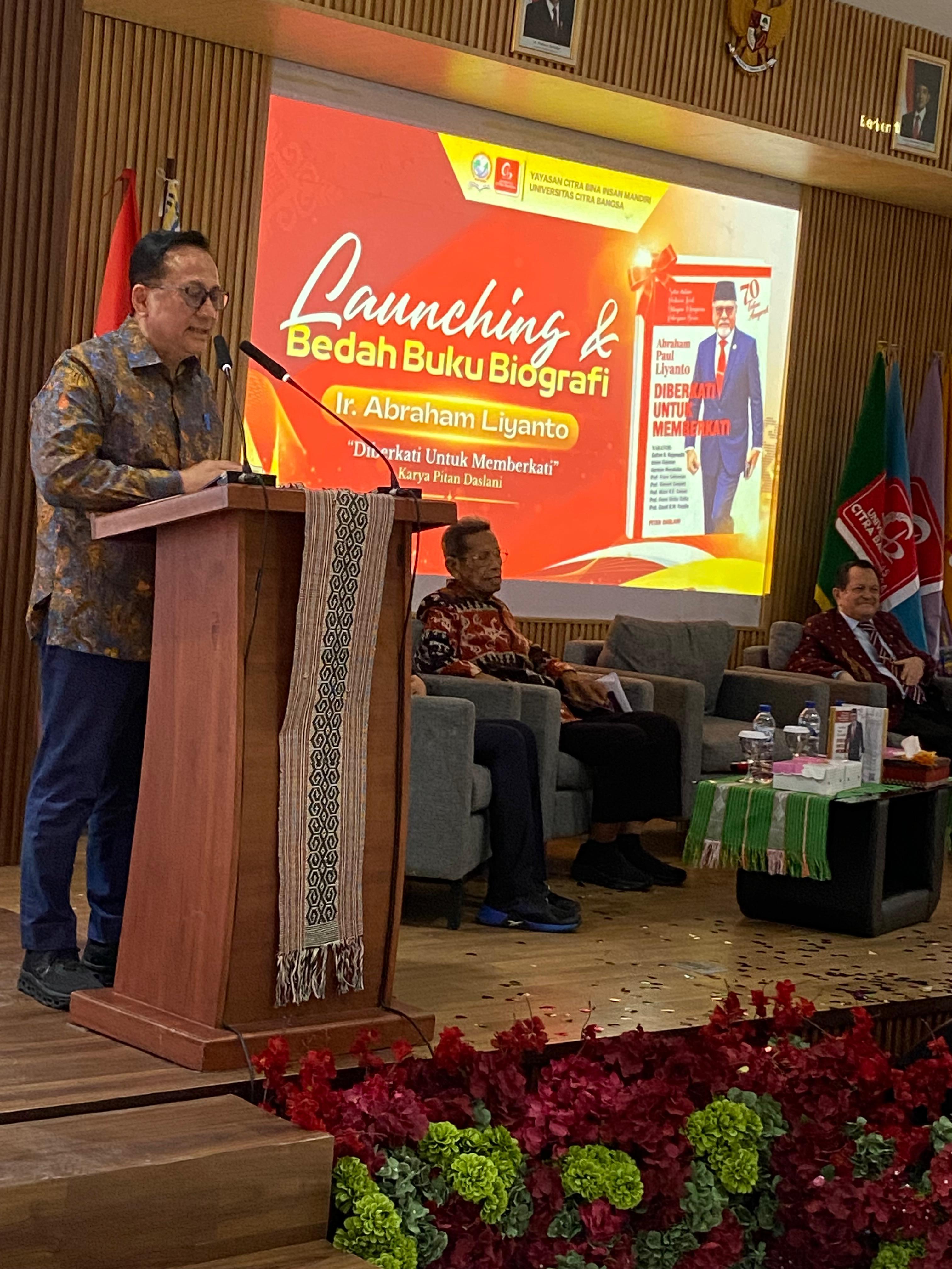 Irman Gusman di HUT ke-70 Abraham Paul Liyanto: Menjadi Berkat bagi Sesama, Warisan yang Melampaui Usia