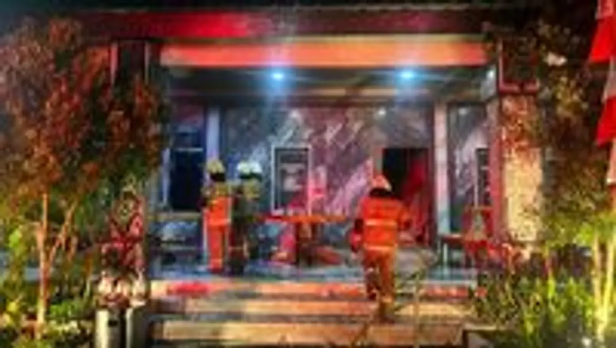 Kebakaran Melanda Kantor Pusat Ormas GRIB Jaya Jakarta Barat