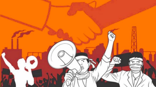 Massa Buruh Rencana Gelar Aksi Hari Ini di Bundaran HI