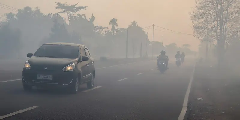 Dampak Asap Karhutla, Udara di Palangka Raya Memburuk