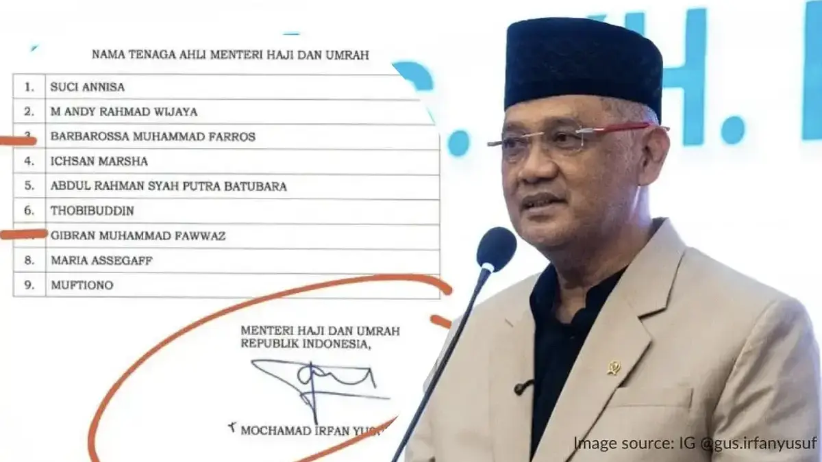Menteri Haji Disorot Usai Mencuat Isu Dua Anaknya Diangkat Jadi Tenaga Ahli
