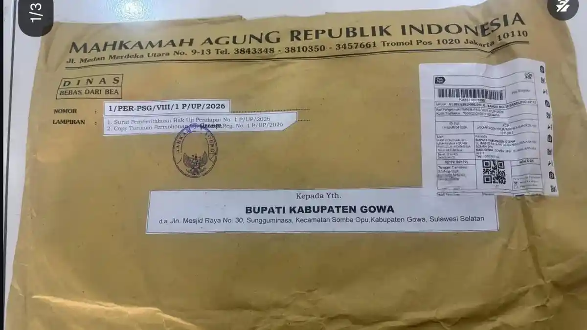 Surat ke Bupati Gowa Tertahan, Kurir PT Pos Dinonaktifkan