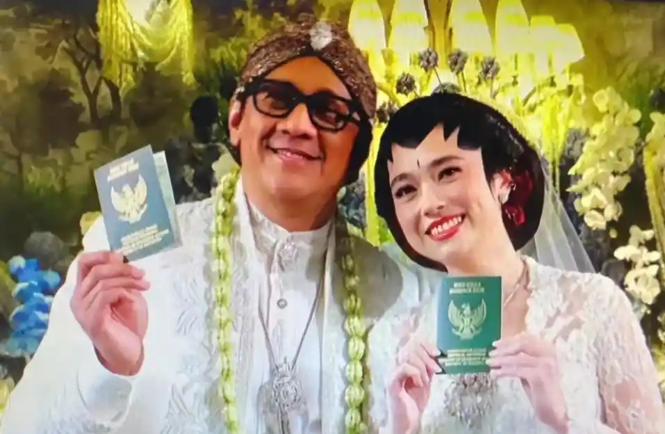 Andre Taulany Resmi Menikah dengan Amanda Rigby