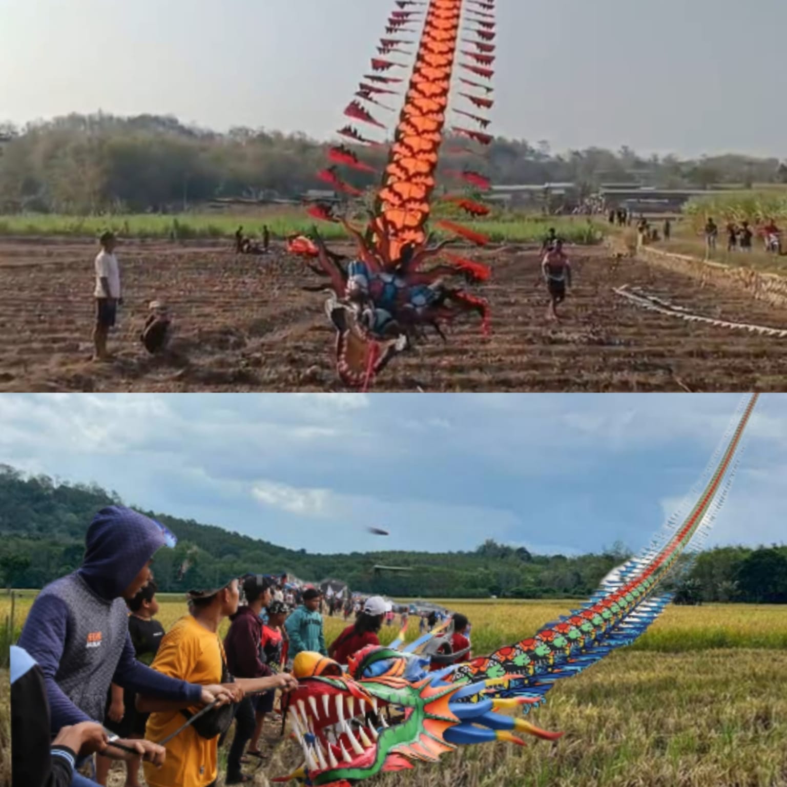 Lomba Kreasi Layang-Layang Desa Dawuhan Meriahkan HUT RI ke 81 dan Hari Jadi Kabupaten Blitar ke 702