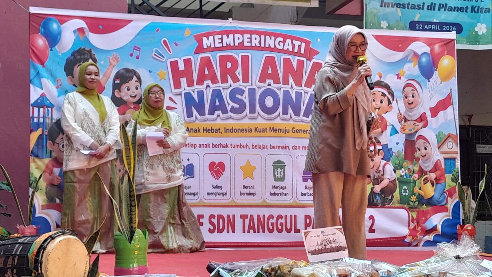 Peringati HAN 2026, SDN Tanggul Patompo 2 Launching Sekolah Ramah Anak dan Gerakan Literasi Sekolah