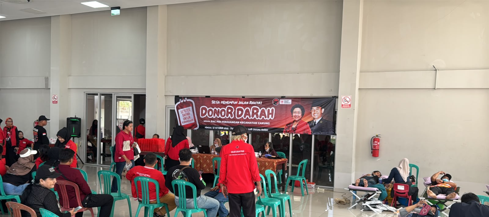 Darling Perdana di Cakung, PDI Perjuangan Jakarta Timur Himpun 161 Kantong Darah