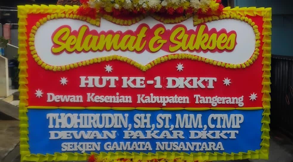 HUT Ke-1 Dewan Kesenian Kabupaten Tangerang, Dewan Pakar Thohirudin Ucapkan Selamat untuk Ketua Hj. Aida Ratu Pantura