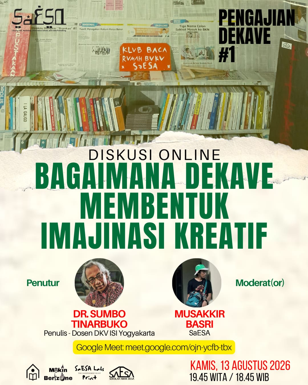 Pengajian Dekave #1: Merawat Imajinasi Kreatif dari Balik Sebuah Visual