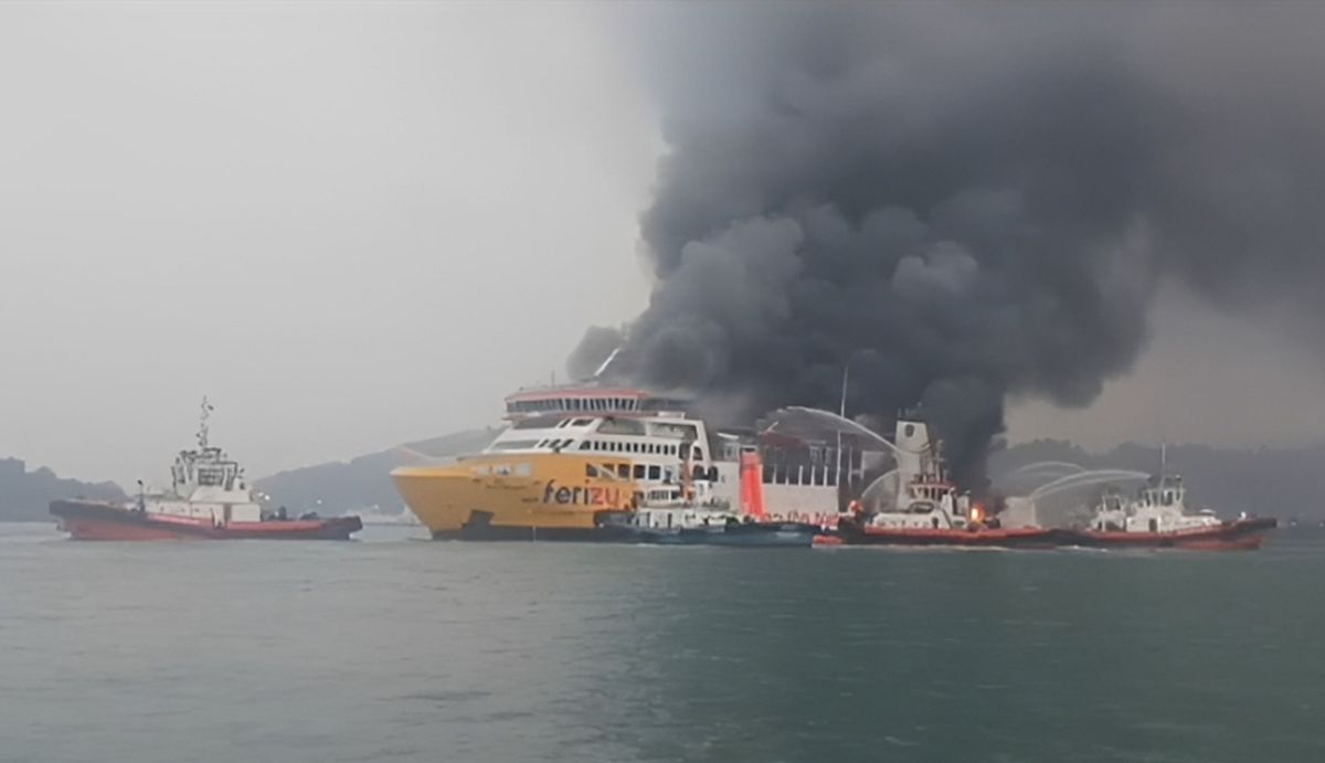 KMP Batumandi Dikabarkan Terbakar