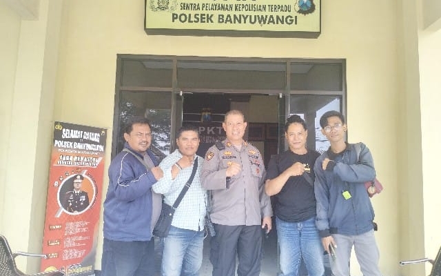 Media jejakindonesi.id Jalin Sinergritas Bersama Di Wilayah Hukum Polsek Kota Banyuwangi