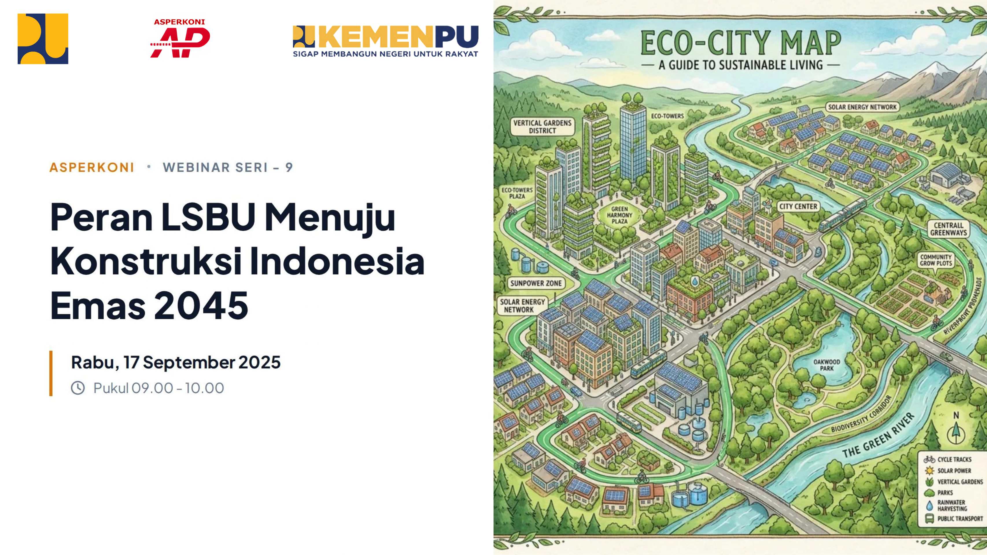 Mengawal Mutu Infrastruktur Nasional: ASPERKONI Selenggarakan Webinar Seri 9 Bahas Peran LSBU Menuju Konstruksi Indonesia Emas 2045