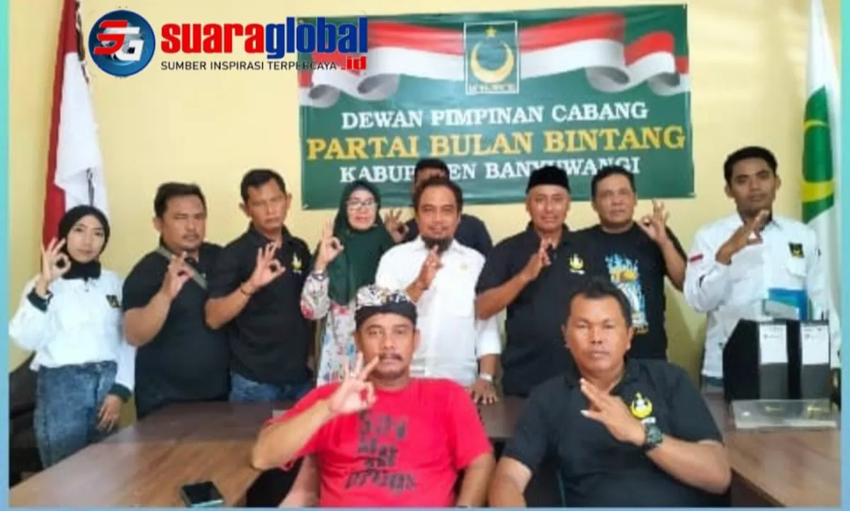 Partai Bulan Bintang Menggelar Rapat Internal di Kantor Cabang Banyuwangi