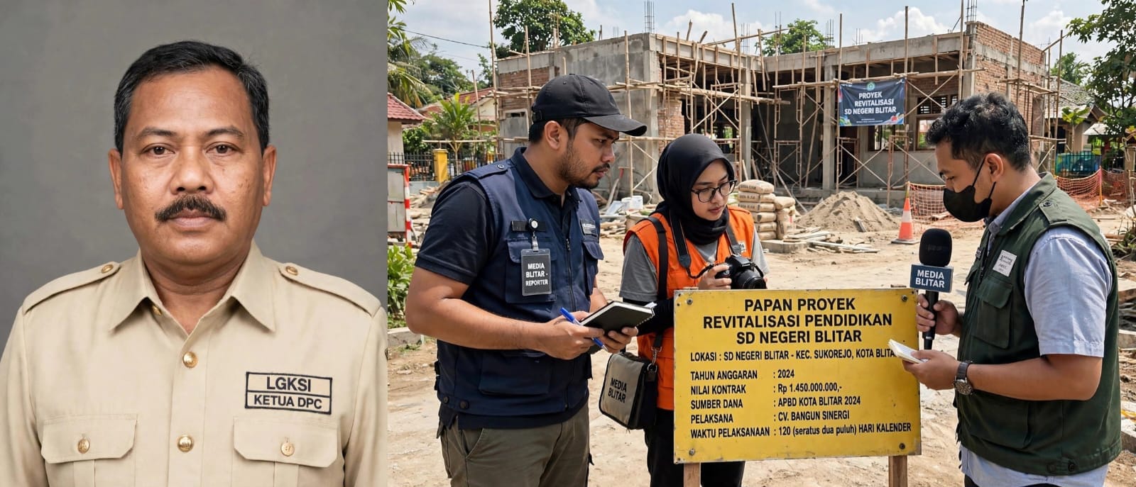 Revitalisasi Sekolah Blitar Disorot, LKGSAI Minta Dindik Buka Data Konsultan