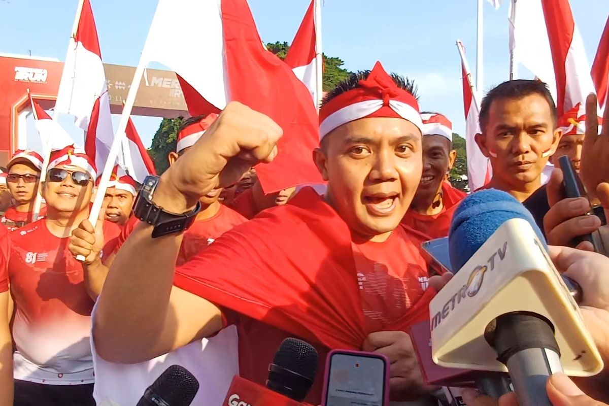 Momen Seskab Teddy Bersama 12 Ribu Peserta Merdeka Run 2026