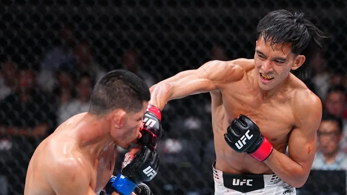 Petarung Berdarah Indonesia Bilal Hasan Menang KO di Ajang Debut UFC