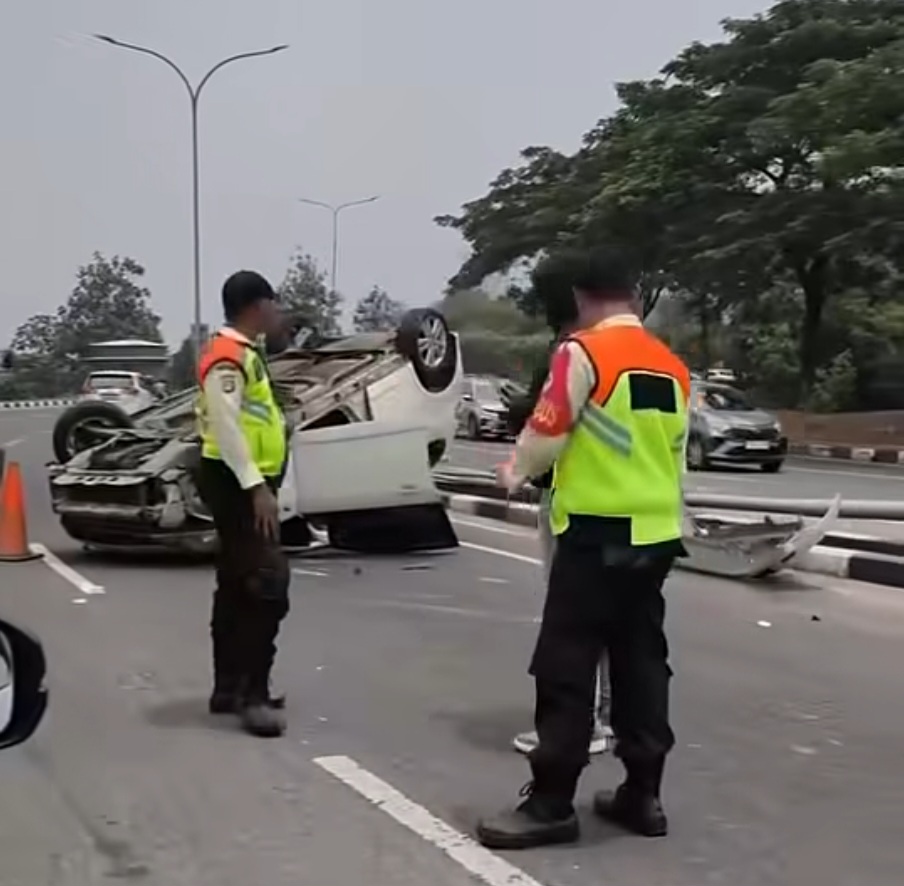 Kecelakaan Kembali Terjadi di Jalan Akses Tol Gading Serpong