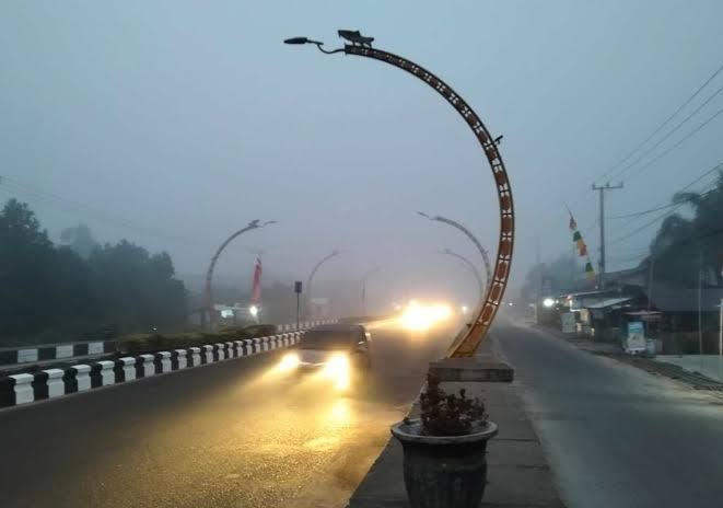 Asap Pekat Kembali Selimuti Kota Sampit