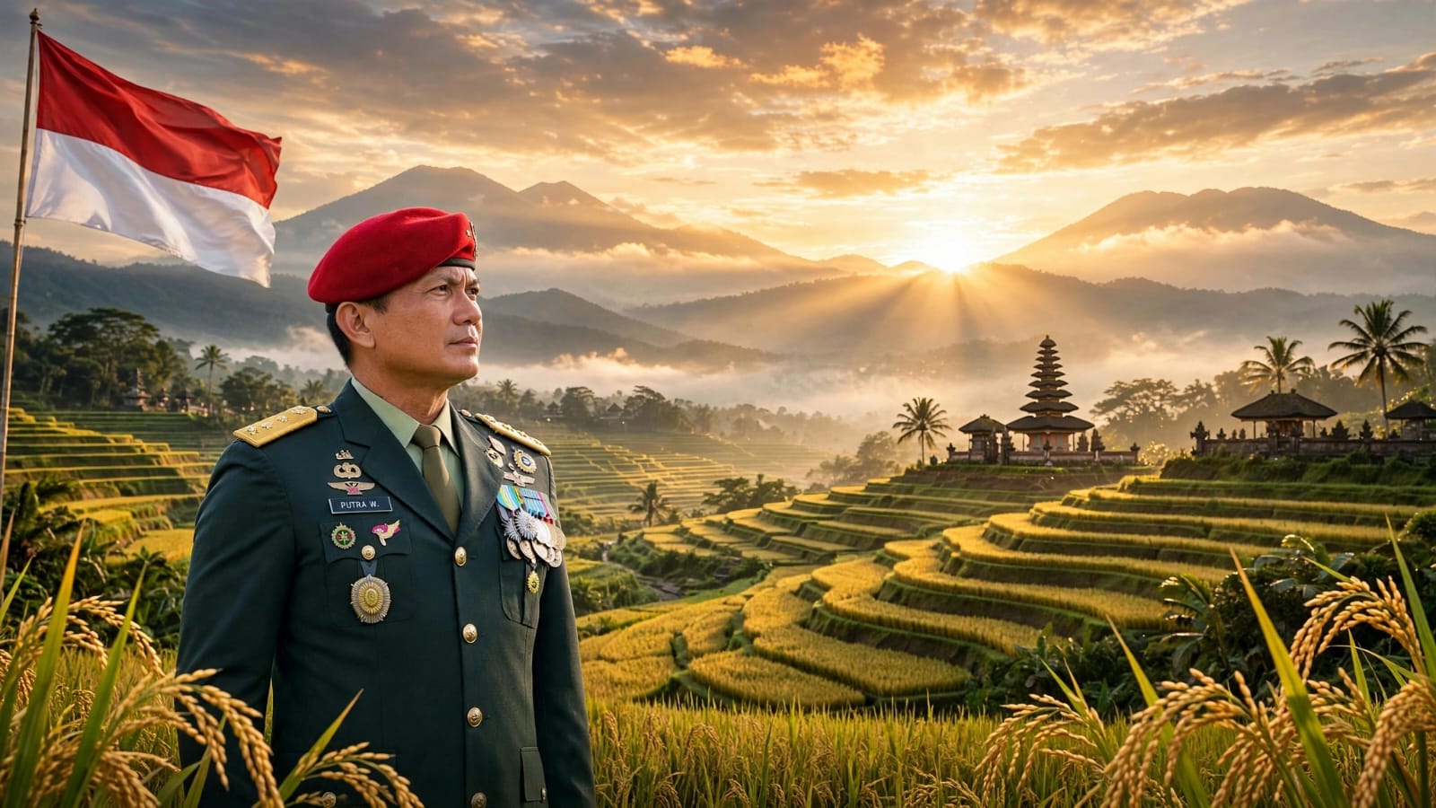 Putra Daerah Kembali ke Udayana: Mayjen TNI Putra Widiastawa Resmi Pimpin Kodam IX/Udayana