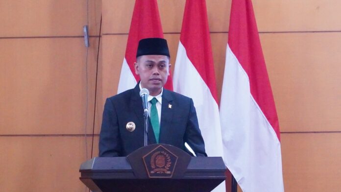 Rapat paripurna dprd kota blitar bahan rpjmd 2025 di gedung graha paripurna dprd kota Blitar.