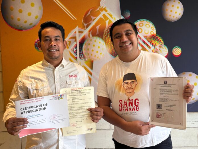 Relawan Jokowi dan Kaesang Merger Jadi Relawan Solidaritas Indonesia