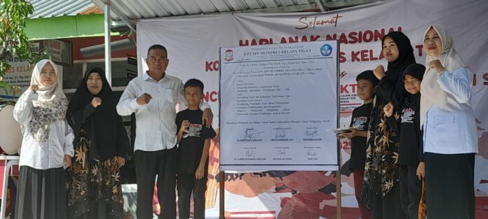 Launching Inovasi SAKTI dan Deklarasi SRA di SD Inpres Kepala Tiga 1