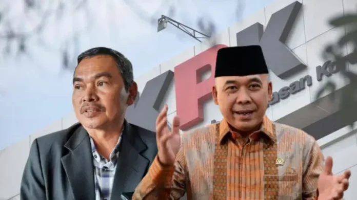 KPK Resmi Tetapkan Satori dan Heri Gunawan Tersangka Kasus CSR BI dan OJK. (foto: Kolase by Canva/BITV)