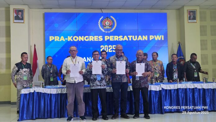 Penandatanganan Pakta Integritas Warnai Pra-Kongres PWI 2025
