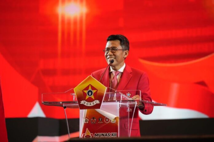 Politikus Partai Golkar Mukhamad Misbakhun terpilih menjadi Ketua Umum SOKSI. (ANTARA/HO-SOKSI)