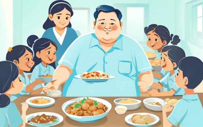 Ilustrasi program makan siang bergizi gratis dari Presiden Prabowo - Net.