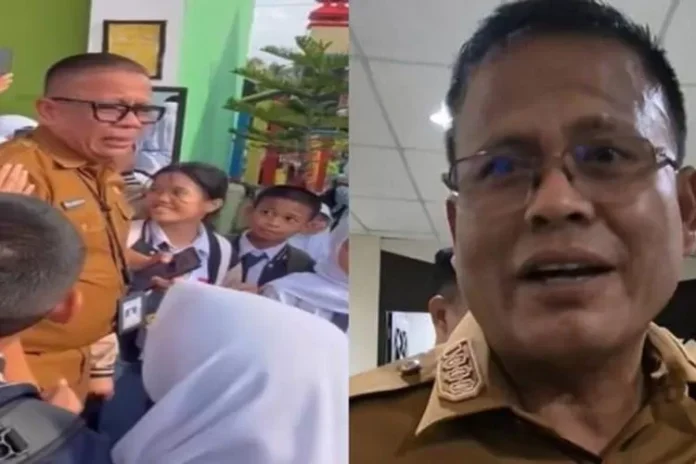 Kasus Kepsek SMP Negeri 1 Prabumulih viral usai dicopot karena tegur anak pejabat. Simak 5 fakta terbaru hingga ia kembali bertugas. (Kolase Instagram)