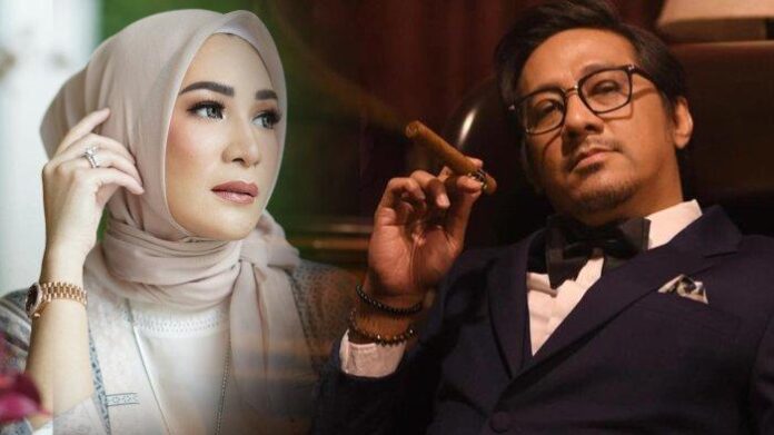 Kolase Foto Instagram, Andre Taulany dengan Rien Wartia Trigina (Erin Taulany)