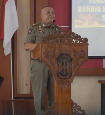 Kepala Satuan Polisi Pamong Prja Roni Ronny Yoza Pasalbessy