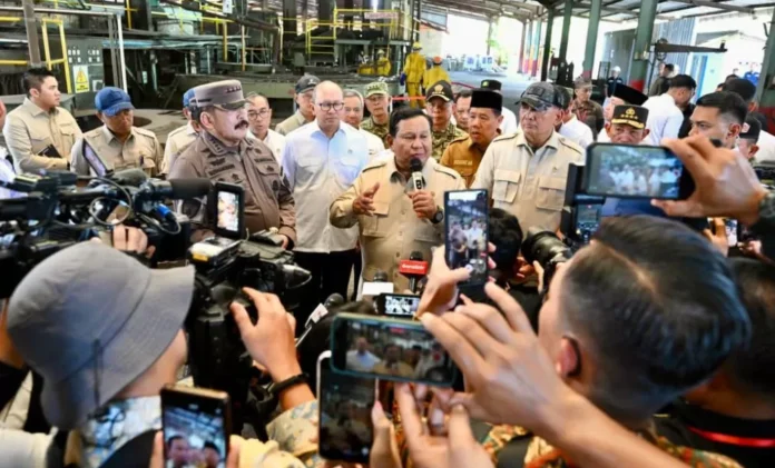Penyerahan aset Barang Rampasan Negara kepada PT Timah Tbk dalam sebuah acara resmi yang digelar di Pangkalpinang, Provinsi Kepulauan Bangka Belitung, Senin (6/10). Foto: Istimewa