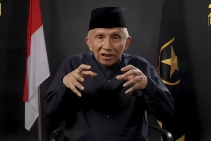 Sosok Amien Rais mantan ketua MPR RI digugat 34 Kader Partai Ummat Rp24 M. Sumber: Youtube Amien Rais Official