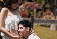 Al Ghazali Umumkan Kehamilan Alyssa Daguise Al Ghazali umumkan kehamilan sang istri, Alysssa Daguise (Instagram @alghazali7)