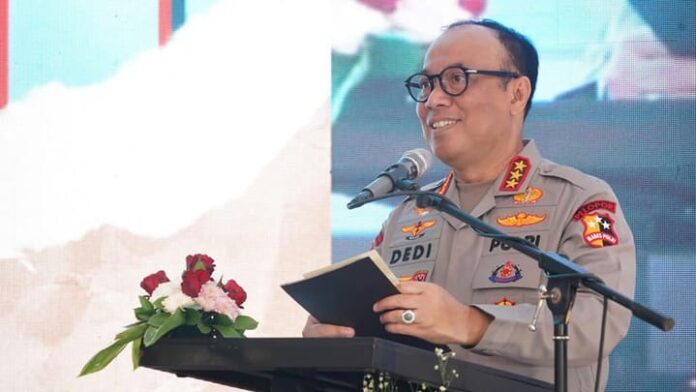 Wakapolri Komjen Dedi Prasetyo saat menghadiri seminar di Semarang, Jawa Tengah. FOTO/Dokumehtasi Polri.